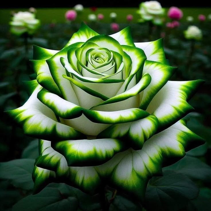 Rose – Mix colour green